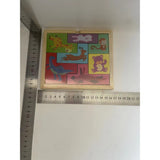 Puzzle Din Lemn Tip Tetris, +4 Ani, Cu Animale Colorate 3D, 7 Piese - vivimall.ro