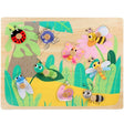 Puzzle Montessori Din Lemn Pentru Copii, 3D, 0-3 Ani, Model Insecte, Educativ, Intuitiv, Creativ, 9 Piese, 30X22.5X0.8 Cm, Multicolor - vivimall.ro