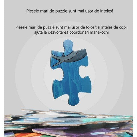Puzzle copii 48 piese jungla | JungleFun - vivimall.ro