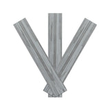 Set 36 Placi Autoadezive pentru Pardoseala, Flippy, din PVC, Impermeabil, Ignifug, Usor de Curatat, Dimensiune Placa 91.44 x 15.24 cm, Grosime 1.5 mm, Acoperire 5 m2, Model 4, Gri - vivimall.ro