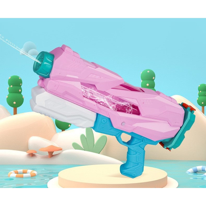 Pistol Cu Apa Pentru Copii, Rezervor, Pentru Piscina/Plaja, 6Ani+, 5 Duze, Quick Fill, 800Ml - vivimall.ro