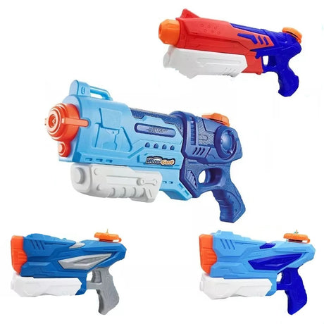 Set 4x Pistol cu Apa pentru Copii, Vivimall, 6ani+, Multicolor, 1x 900 ML +  3x 300 ML - vivimall.ro