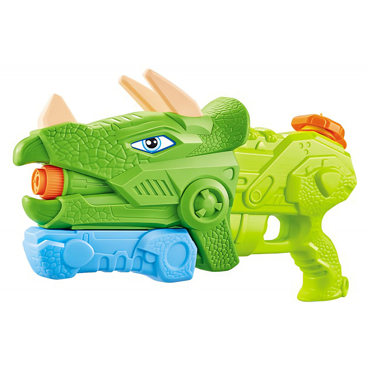 Pistol Cu Apa Pentru Copii, Rezervor, Pentru Piscina/Plaja, 6Ani+, Triceratops, 3 Duze, 640Ml - vivimall.ro
