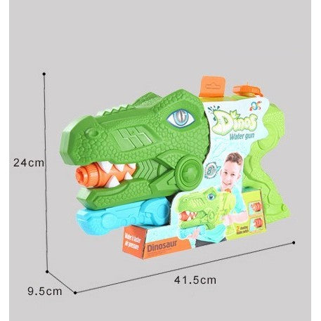 Pistol Cu Apa Pentru Copii, Rezervor, Pentru Piscina/Plaja, 6Ani+, Tiranozaur, 3 Duze, Verde, 1440Ml - vivimall.ro