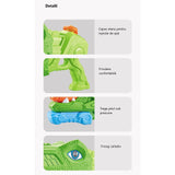 Set 2x Pistol cu Apa pentru Copii, Rezervor, Pentru Piscina/Plaja, Vivimall, 6ani+, Tiranozaur,  Roz + Verde,660 ML - vivimall.ro