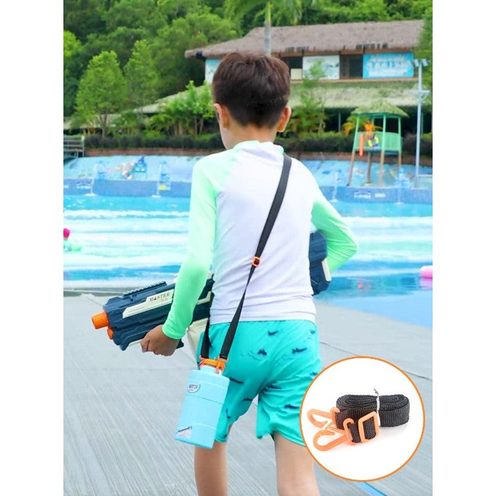 Pistol cu Apa pentru Copii, Rezervor 600ml, Vivimall, 14ani+, cu baterie 1500mAh, Electric Burst, Albastru/Alb, 1000ML - vivimall.ro