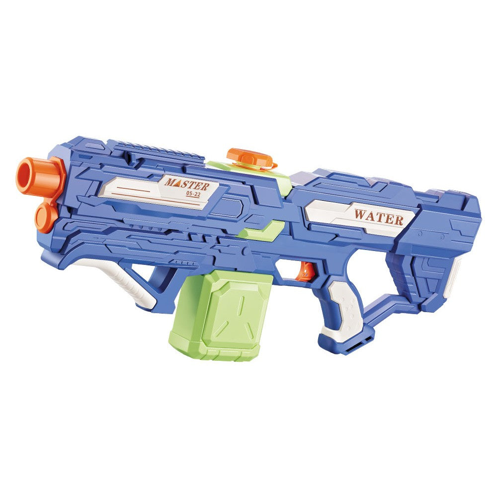Pistol Cu Apa Pentru Copii, Rezervor 600Ml, 14Ani+, Cu Baterie 1200Mah, Electric Burst, Albastru/Verde, 800Ml - vivimall.ro