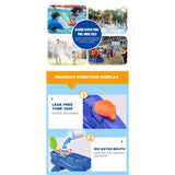 Pistol Cu Apa Pentru Copii, Rezervor, Pentru Piscina/Plaja, 6Ani+, 300Ml - vivimall.ro