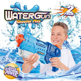 Pistol cu Apa pentru Copii, Rezervor, Pentru Piscina/Plaja, Vivimall, 6ani+, Albastru, 900ML - vivimall.ro
