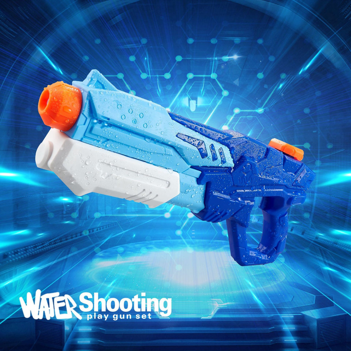 Pistol Cu Apa Pentru Copii, Rezervor, Pentru Piscina/Plaja, 6Ani+, 600Ml - vivimall.ro