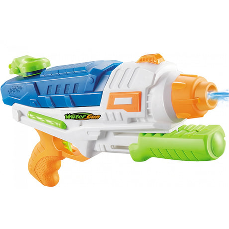 Pistol Cu Apa Pentru Copii, Rezervor, Pentru Piscina/Plaja, 6Ani+, Albastru/Multicolor, 1000Ml, Model 2 - vivimall.ro