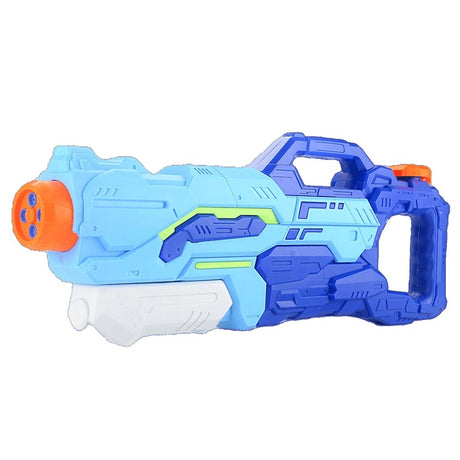 Pistol cu Apa pentru Copii, Rezervor, Pentru Piscina/Plaja, Vivimall, 6ani+,  4 duze, Albastru, 1500ML - vivimall.ro
