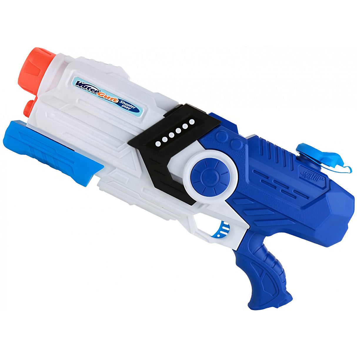 Pistol Cu Apa Pentru Copii, Rezervor, Pentru Piscina/Plaja, 6Ani+, Albastru/Multicolor, 2000Ml - vivimall.ro