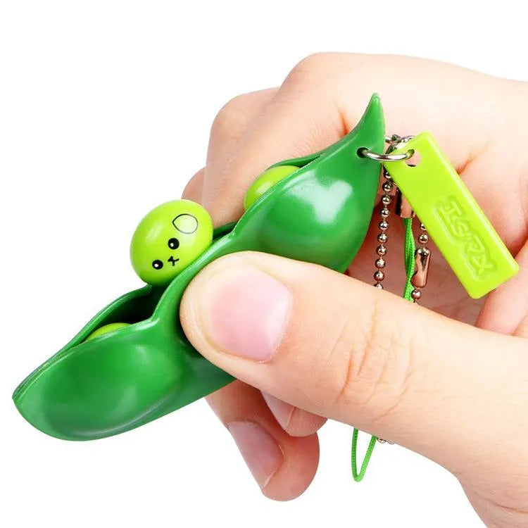 Breloc Pastaie Mazare Antistres Verde | GreenStres