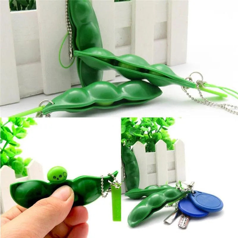 Breloc Pastaie Mazare Antistres Verde | GreenStres