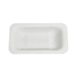 Cos De Scurgere Pentru Chiuveta De Bucatarie, Plastic, Telescopic, 36X20X5 Cm, Alb - vivimall.ro