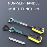 Racleta Auto pentru Zapada cu Doua Capete, Vivimall, Universala, Deszapezire Masina, cu Maner Lung, Ergonomica, Detasabila, pentru Geamuri si Caroserie, Usor de Utilizat, 67x12.5 cm, Albastru - vivimall.ro