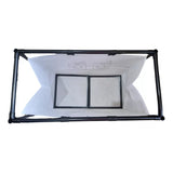 Raft/Cos Depozitare Haine Murdare, Pentru Baie, 1 Cos, Cadru De Otel Inoxidabil
