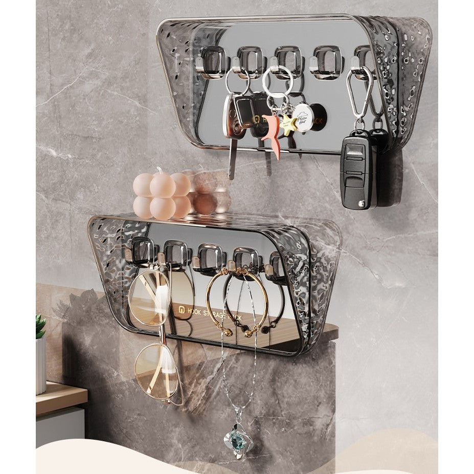 Raft De Depozitare Cu Carlig, Pentru Chei, Bijuterii, 20.3 X 4.6 X 10.3 Cm - vivimall.ro
