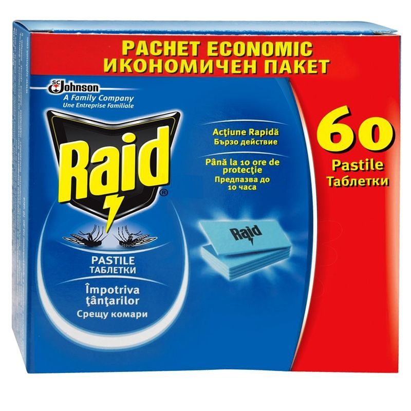 Raid Antitantari Pastile 60 buc