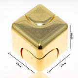 Cub fidget spinner Flippy dezasamblat în două piese magnetice independente, aliaj zinc