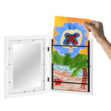 Rama Foto Din Lemn, Cu Spatiu Pentru Depozitare, Pentru Desene Si Picturi A4, Sticla Securizata, Rama Mdf - vivimall.ro