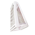 Razatoare De Bucatarie Cu Cutie Colectoare Doua Tipuri De Lame, Carcasa Inox Si Abs, Design Practic, Alb - vivimall.ro