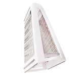 Razatoare De Bucatarie Cu Cutie Colectoare Doua Tipuri De Lame, Carcasa Inox Si Abs, Design Practic, Alb - vivimall.ro