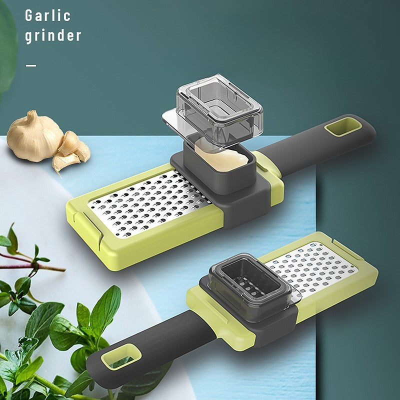 Razatoare Multifunctionala, Pentru Ustuoi, Branza, Cascaval, 20.3 X 5.8 X 3.3 Cm, Verde/Gri - vivimall.ro