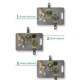 Razatoare Multifunctionala, Vivimall, pentru Ustuoi, Branza, Cascaval, 20.3 x 5.8 x 3.3 cm, Verde/Gri - vivimall.ro