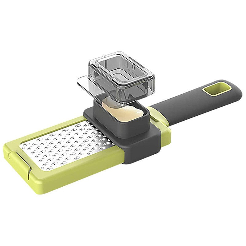 Razatoare Multifunctionala, Pentru Ustuoi, Branza, Cascaval, 20.3 X 5.8 X 3.3 Cm, Verde/Gri - vivimall.ro