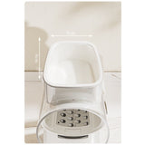Razatoare Manuala, Vivimall, Rotativa cu Manivela, 10 Lame Interschimbabile, Anti-Stropire, 27 x 13 x 13 cm, Turcoaz - vivimall.ro