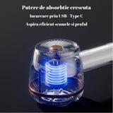 Aparat Pentru Curatat Scame, Par Si Praf, Vivimall, Pentru Diferite Tipuri De Material, Cu Lame Din Otel Inoxidabil, Incarcare Prin USB Type-C, Cu Perie De Curatare, Cablu USB Si Stick Cu Lipici Incluse, Roz, 220 x 86 mm - vivimall.ro