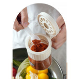 Recipient Condimente, Din Stilca, 180 Ml, Cu Maner Si Lingurita, Capac Mat,