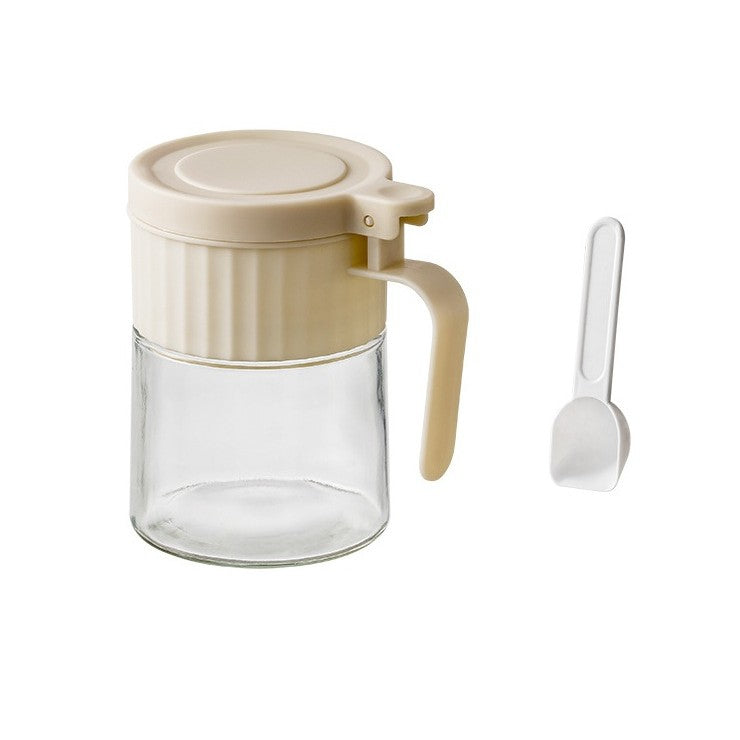 Recipient Condimente, Din Stilca, 180 Ml, Cu Maner Si Lingurita, Capac Mat,