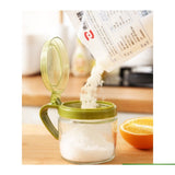 Recipient Condimente, Din Stilca, 180 Ml, Cu Maner Si Lingurita, Capac Transparent,