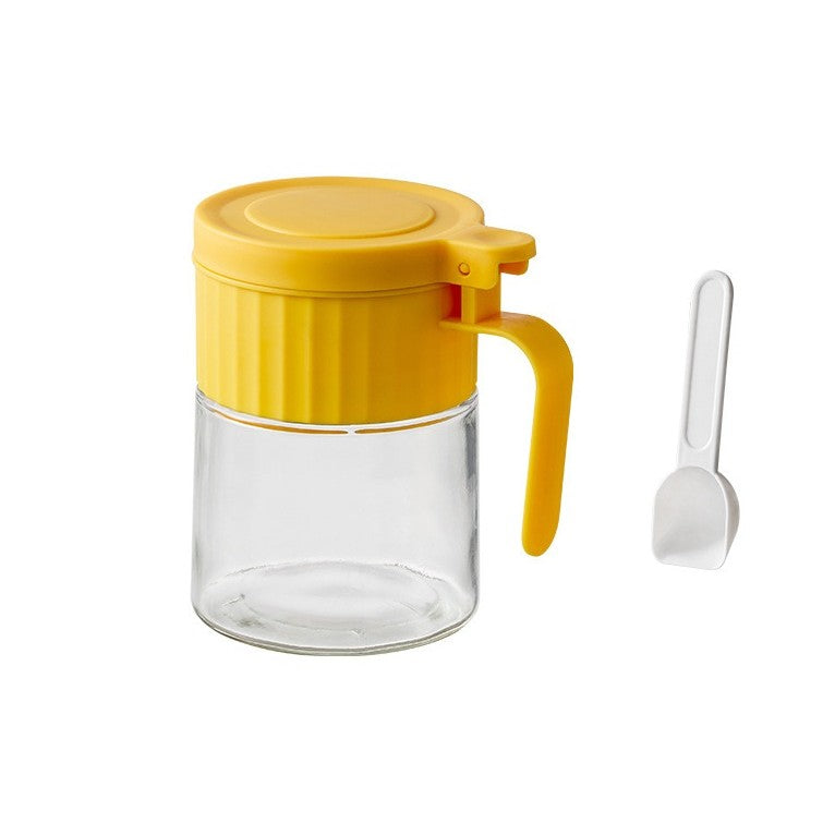 Recipient Condimente, Din Stilca, 180 Ml, Cu Maner Si Lingurita, Capac Mat