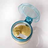 Recipient Condimente, Din Stilca, 180 Ml, Cu Maner Si Lingurita, Capac Transparent,
