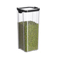Recipient Din Plastic, Pentru Alimente/Obiecte, Inchidere Ermetica, 10.2 X 24.2 Cm, 1800 Ml, Transparent - vivimall.ro