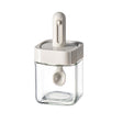 Recipient Pentru Depozitarea Condimentelor, Borcan Din Sticla, Capac Si Lingura Incorporate, Uz Casnic, 300 Ml, 7.1X7.1X14.8 Cm - vivimall.ro