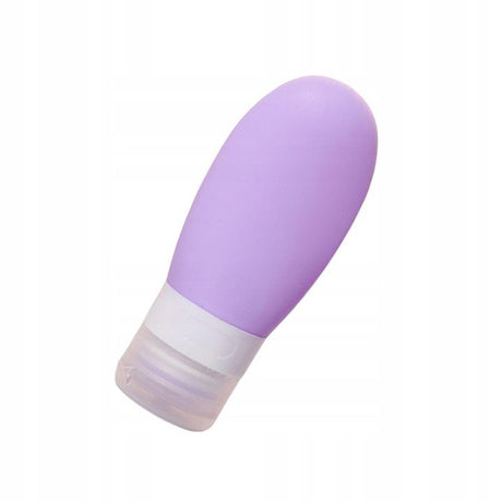 Recipient Portabil Din Silicon Elegant De Voiaj, Sticla De Calatorie, Potrivita Pentru Lotiune, Sampon Si Alte Lichide, Anti-Scurgere, Cu Posibilitate De Reumplere, Capacitate 90Ml - vivimall.ro