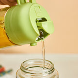 Recipient Ulei 2 In 1, Functie Spray & Turnare, Din Sticla, Fara Scurgere, , 470 Ml