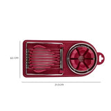 Feliator Multifunctional Pentru Oua, Mozzarela, Fructe, 2 Forme De Feliere, Agatatoare, 20 Cm - vivimall.ro