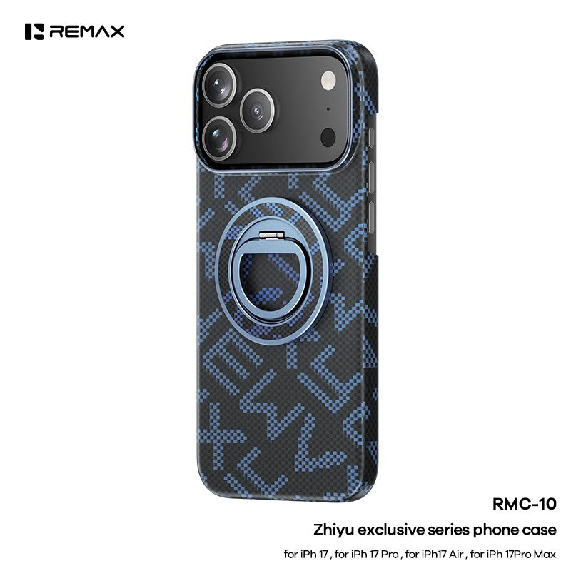 Husa pentru iPhone 17 Pro, Vivimall, Suport Magnetic, Albastru - vivimall.ro