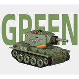 Mini Tanc cu Telecomanda, Vivimall, Wireless, 4 x 8 x 4 cm, cu Infrarosu, Verde - vivimall.ro