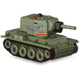 Mini Tanc cu Telecomanda, Vivimall, Wireless, 4 x 8 x 4 cm, cu Infrarosu, Verde - vivimall.ro