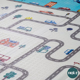 Covoras educativ 2 fete spuma | SmartMat - vivimall.ro