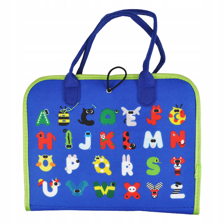 Carte Educativa Montessori Alfabet Albastru | CleverKidz 1