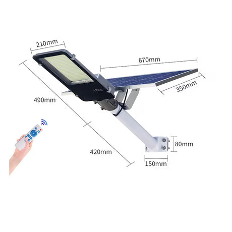 Lampa Solara Stradala Lumina Rece 200W | EcoNova 1