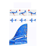 Avion Cu Lumini Pe Toata Lungimea 47 Cm Albastru | SkyFly